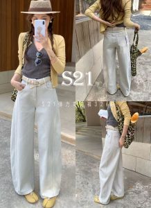 S21彈性彎刀褲牛仔褲
